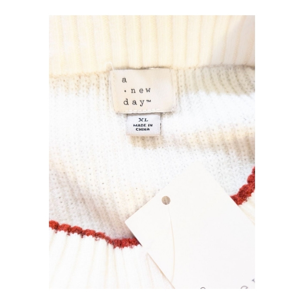 ♥️A New Day Red Heart Pullover Sweater XL Women's Valentine's Day ♥️ - Picture 4 of 8